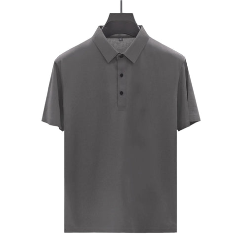 ArcticCool Men's Ice Silk Polo Shirt  Lightweight & Cooling Comfort